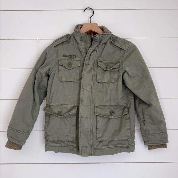 Tommy Hilfiger Other - Tommy Hilfiger army green jacket for boys